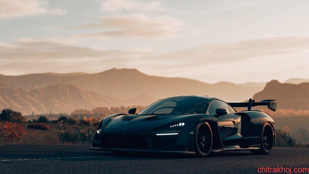 black-sports-car-near-mountain-wallpaper 