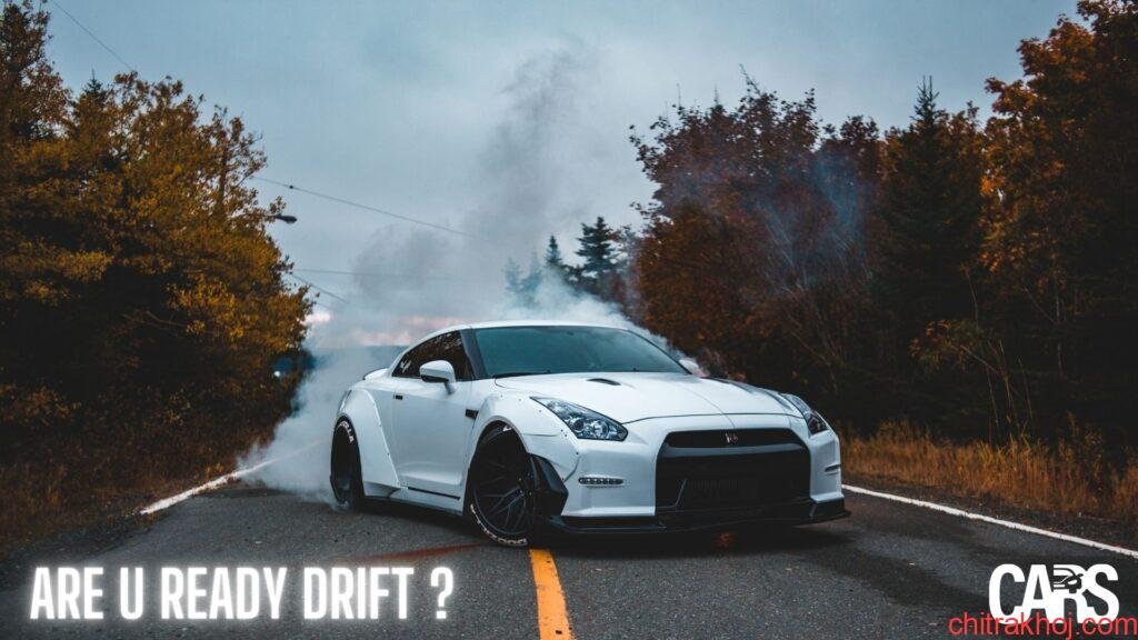 white-car-sports-drift-wallpaper 